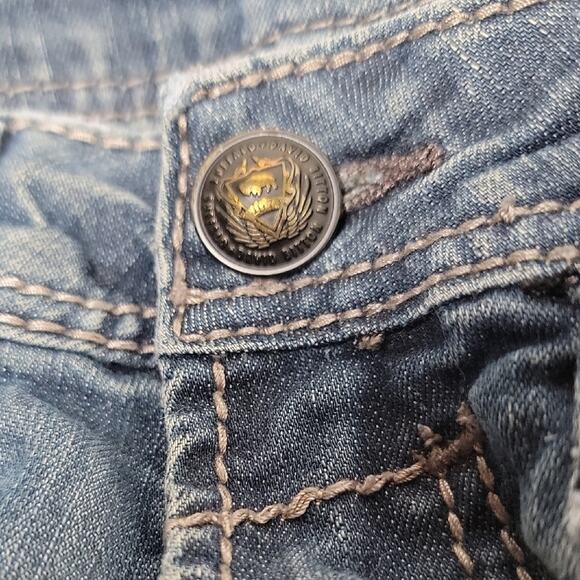 Buckle Brady-X Buffalo David Bitton Men’s Jeans W28 L32 Distressed Frayed Hem - Picture 15 of 15